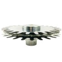Spollonatore decespugliatore con salvacorteccia universale 270 mm