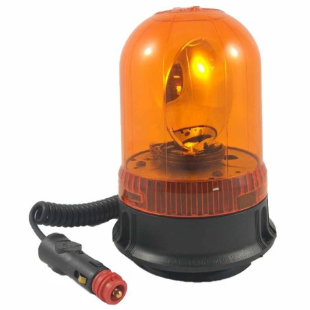 Lampeggiante per trattore magnetico e ventosa 12 V girofaro