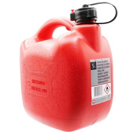 Tanica benzina plastica 5 litri con beccuccio travaso in offerta
