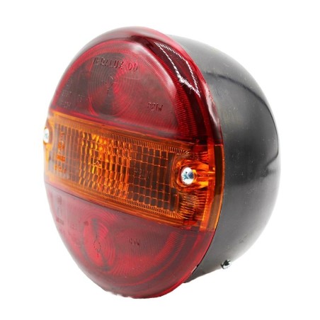Fanale posteriore sinistro per trattore rimorchio Ø 140 mm 3 luci
