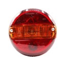 Fanale posteriore sinistro omologato trattore e rimorchio Ø 140 mm 3 luci rotondo