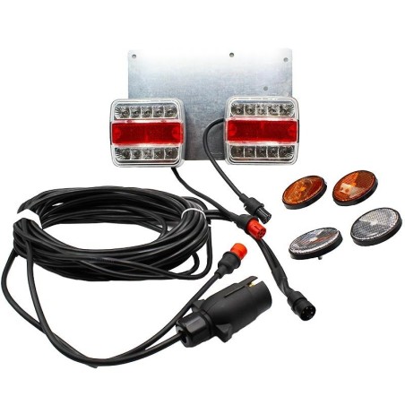 Kit fanali a led posteriori per rimorchio magnetico in promo