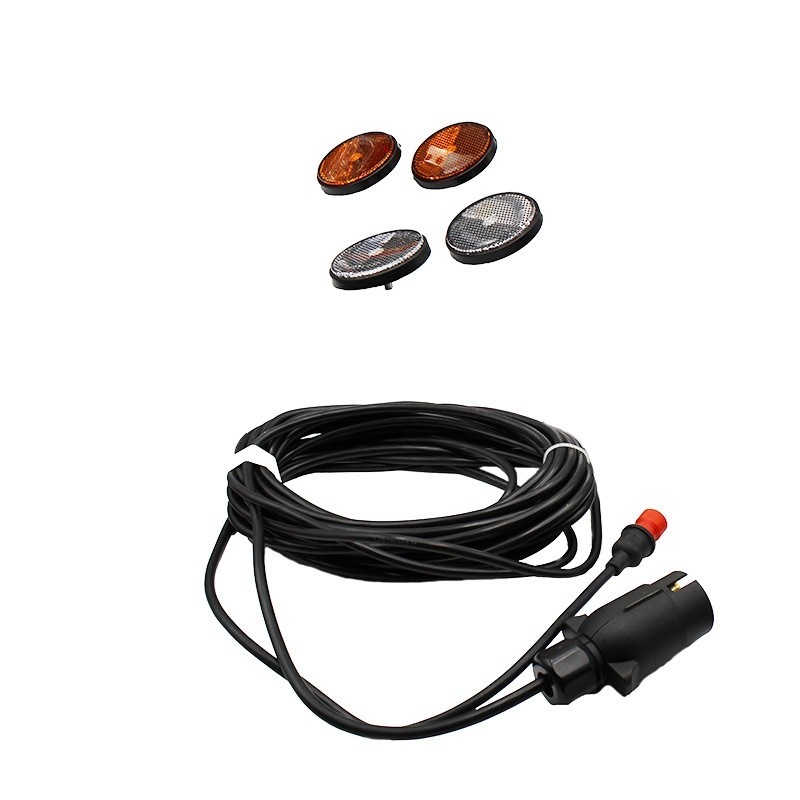 KIT FANALI POSTERIORE MAGNETICO PER RIMORCHIO CARRELLI ROULOTTE Trattore 29048