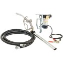 Pompa travaso gasolio autoadescante a batteria 12V per fusto
