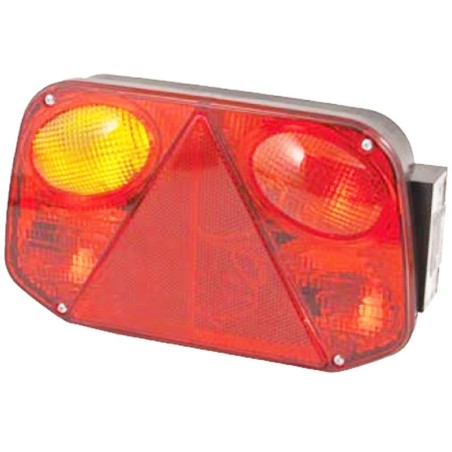 Fanale posteriore Sx per paraurti trattore e rimorchio 4 luci