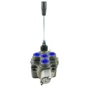 Distributore idraulico MD 3/8" semplice effetto a 1 leva + posizionatore oleodinamico