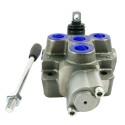 Distributore idraulico MD 3/8" semplice effetto a 1 leva + posizionatore oleodinamico