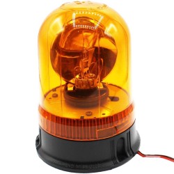 Lampeggiante base piana arancio 12 V girofaro in offerta