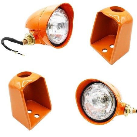 Kit Fari per trattore Fiat Serie oro Destro e Sinistro + Supporti faro 
