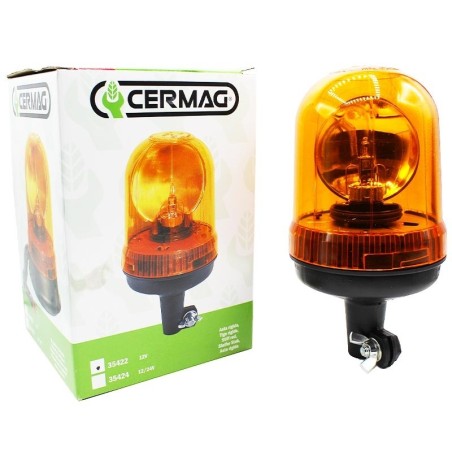 Lampeggiante trattore ad asta 12V girofaro in offerta