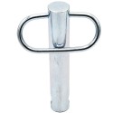 Spinotto d'attacco traino 135 x 25 mm con maniglia