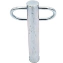 Spinotto d'attacco traino 135 x 25 mm con maniglia