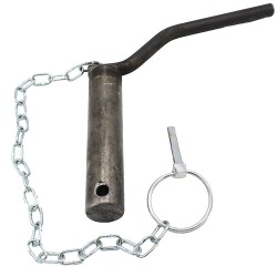 Perno 110x28 con maniglia e spina a scatto in offerta