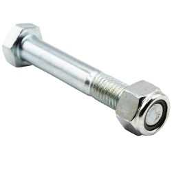 Bullone e dado per mazze trincia M16x1,5 lunghezza 140 mm dettaglio dado