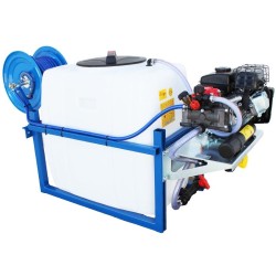 Botte irrorante completa Ama 200lt Motopompa AR252 pianale