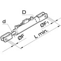 Braccio laterale idraulico sollevatore per trattore Fiat Serie 90 New Holland TL