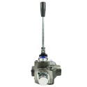 Distributore idraulico MD 3/8" semplice effetto a 1 leva oleodinamico