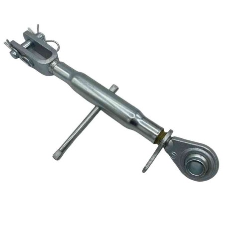 Braccio laterale sollevatore registrabile per trattore 49 / 70 cm con rotula ø 19,2 mm - tirante meccanico