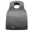 Coltello per trincia a Y - 40 x 5 x 82 con asola 30 x 14 mm Zappator