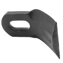 Coltello per trincia a Y - 40 x 5 x 82 con asola 30 x 14 mm Zappator