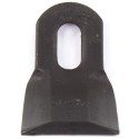 Coltello per trincia a Y - 40 x 5 x 82 con asola 30 x 14 mm Zappator
