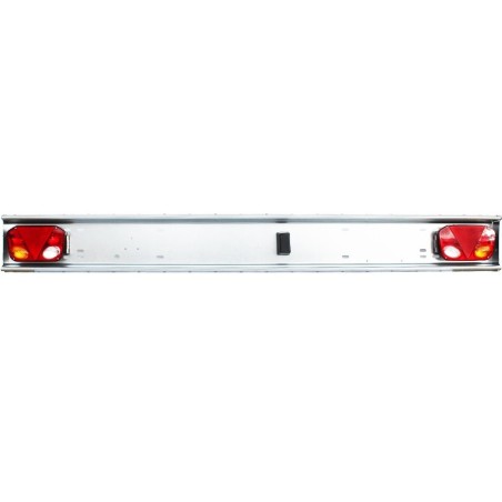 Paraurti posteriore rimorchi con fari 4 luci 1.6 mt zincato