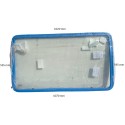 Vetro lunotto posteriore per trattore Fiat serie 80, 88, 90 e 94 con cabine CS 2, 7 e 8 - 5123196