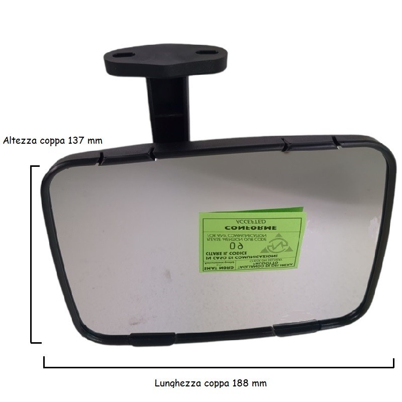 Specchietto Retrovisore Interno Universale - Per Auto E Veicoli - Foto 9