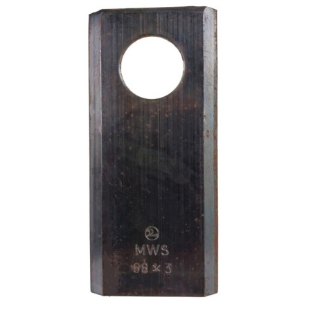 Coltello dritto per falciatrice rotativa 94x40 foro 19mm