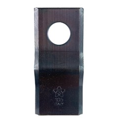 Coltello curvo falciatrice rotativa 108x47 foro 21mm - CM120-108