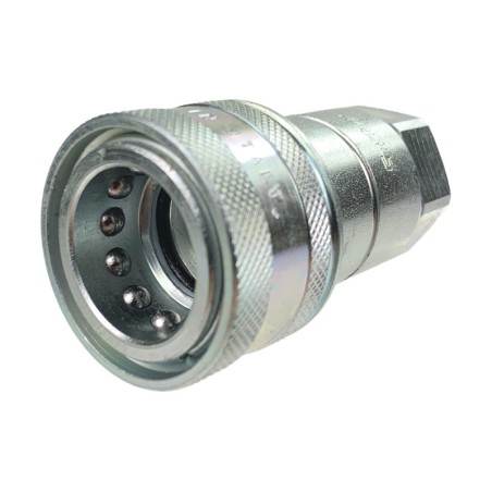 Raccordo Faster femmina 1/2" Gas a valvola innesto rapido 