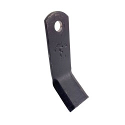 Coltello per trincia a Y - 30 x 4 x 100 mm con foro 10.5