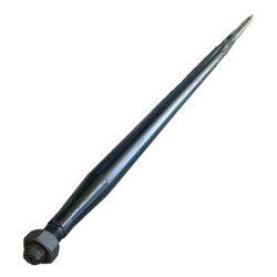 Punta per caricatore rotoballa con dado lunghezza 36x1100