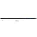 Punta per caricatore rotoballa 1400 mm con foro - bpt