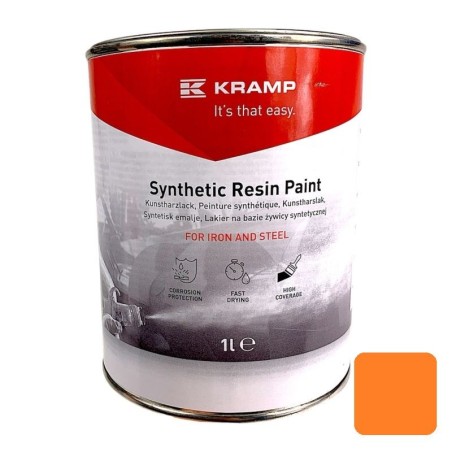 Vernice colore arancione per attrezzature Pegoraro 1 Lt