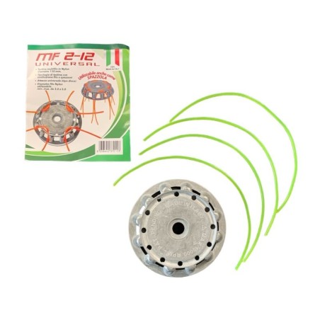 Testina decespugliatore multifili universale in alluminio