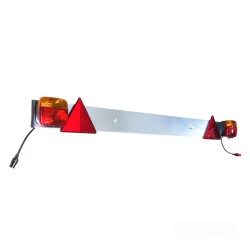 Barra fanali rimorchio posteriore 140-180 cm zincata promo
