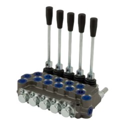 Distributore idraulico a 5 leve doppio effetto ML 3/8"
