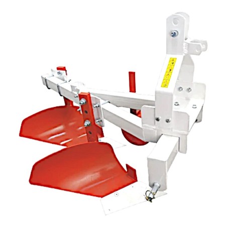 Aratro bivomere portato per trattore da 25 a 40 cv
