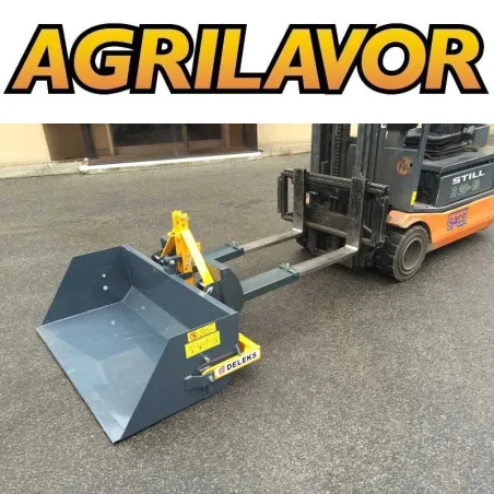 Pala ribaltabile per carrello elevatore - muletto PRM 100 M