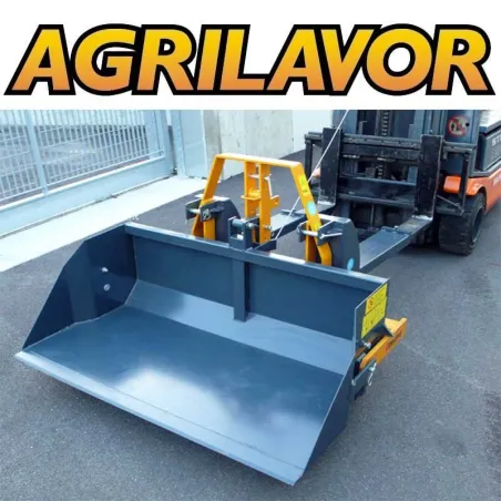 Pala ribaltabile per carrello elevatore - muletto PRM 140 H - M