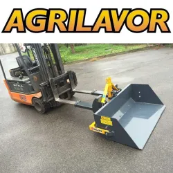 Pala ribaltabile per carrello elevatore - muletto PRM 140 M