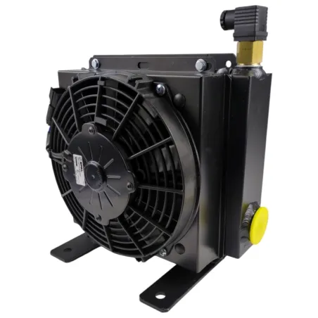 Scambiatore calore oleodinamico alluminio 20-100 L/min 12V