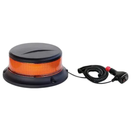Lampeggiante a LED base piana magnetica - 12/24V