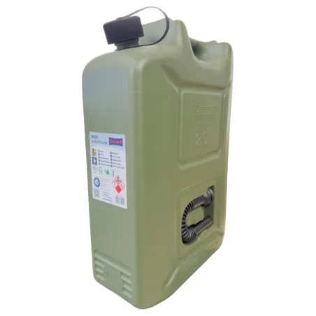 Tanica carburante 20L PVC verde con beccuccio Hunersdorff