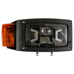 Fanale anteriore laterale destro a Led con freccia universale per trattore